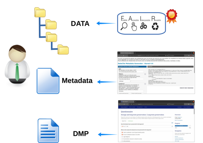 data producer dmp and metadata
